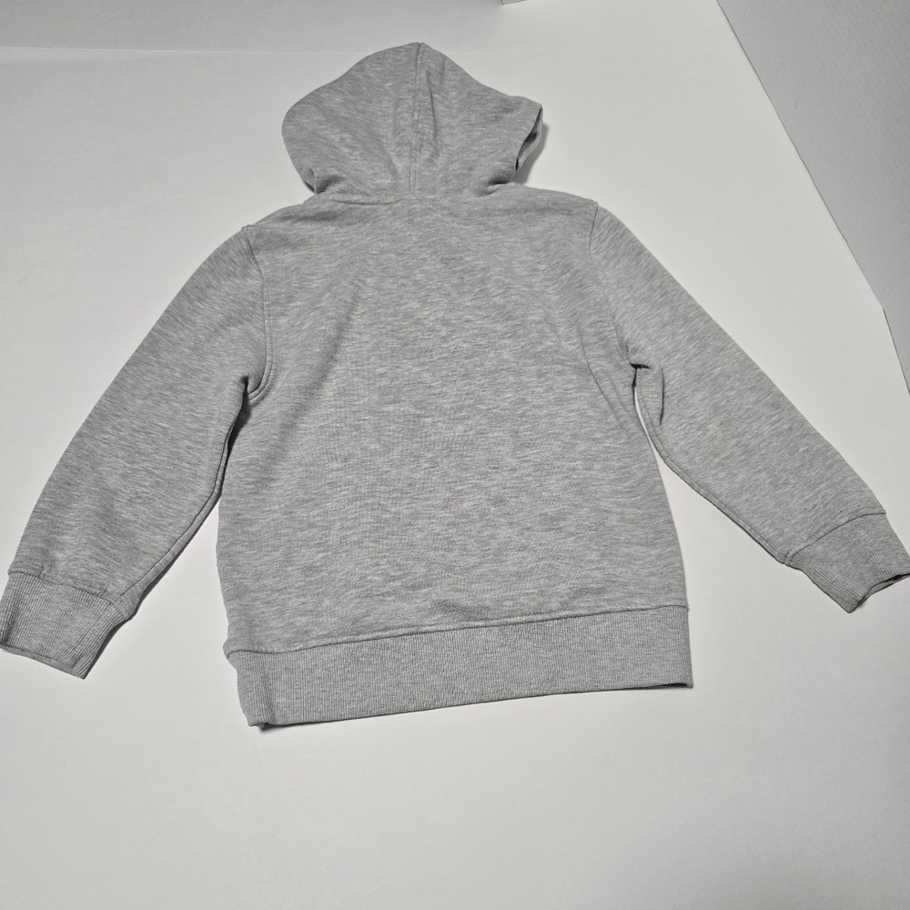 Gray Spider Logo Boy's Size 5/6 Fleece Hoodie - Picture 4 of 10